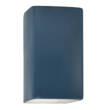 Ambiance 14" Tall Rectangular Closed Top ADA Wall Sconce