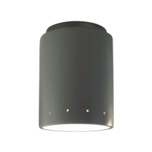 Radiance 7" Wide Perforated Flush Mount Ceiling Fixture