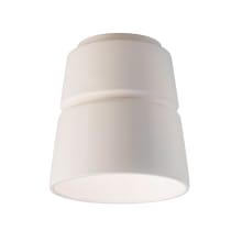Radiance 8" Wide LED Outdoor Flush Mount Ceiling Fixture from the Cone Series