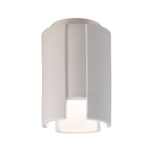 Radiance 6" Wide LED Outdoor Flush Mount Ceiling Fixture