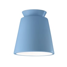 Radiance 8" Wide Outdoor Flush Mount Ceiling Fixture from the Trapezoid Series