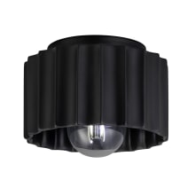 Radiance 8" Wide Outdoor Flush Mount Drum Ceiling Fixture