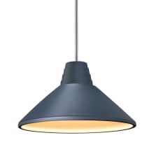 Radiance 15" Wide Pendant with Midnight Sky Ceramic Shade