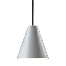 Radiance 10" Wide LED Mini Pendant with White Crackled Ceramic Shade