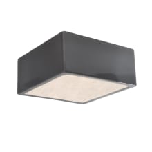 Radiance 9" Wide LED Flush Mount Square Outdoor Ceiling Fixture