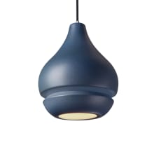 Radiance Collection 8" Wide LED Mini Pendant with Teardrop Shade