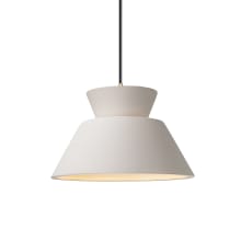 Ceramic Trapezoid 1-Light Pendant