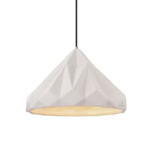 Radiance Collection 12" Wide Pendant with Cone Shade