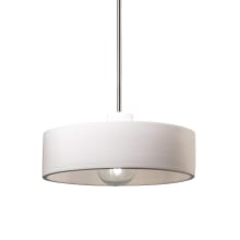 Radiance 12" Wide Pendant with Bisque Ceramic Shade