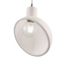 Radiance 6" Wide Mini Pendant with Bisque Shade
