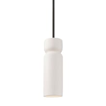 Radiance 4" Wide LED Mini Pendant with Bisque Ceramic Shade