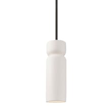 Radiance 4" Wide Mini Pendant with Bisque Ceramic Shade