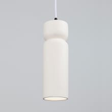 Radiance 4" Wide LED Mini Pendant with White Cord