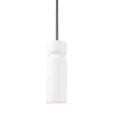 Radiance 4" Wide LED Mini Pendant with Gloss White Ceramic Shade