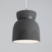 Radiance 8" Wide LED Mini Pendant with White Cord