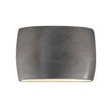 Ambiance 2 Light 10" Tall LED Wide Oval Outdoor Wall Sconce