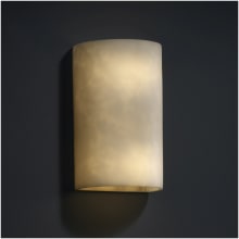 Clouds Single Light 12-1/2" Tall Wall Sconce with Clouds Resin Shade