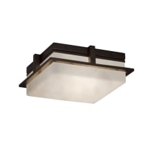 Clouds 10" Wide LED Outdoor Flush Mount Square Ceiling Fixture