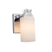 Ardent Single Light 7-1/2" Tall Integrated LED Wall Sconce with Clouds Resin Cylindrical Shade