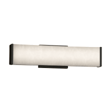 Clouds Single Light 18-1/2" Wide Integrated 3000K LED Bath Bar with Off-White Clouds Resin Shade - ADA Compliant