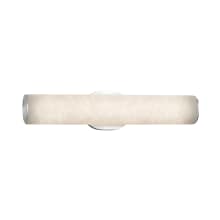 Clouds Single Light 20-1/4" Wide Integrated 3000K LED Bath Bar with Off-White Clouds Resin Shade - ADA Compliant