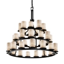 Dakota 36 Light 3-Tier Ring Chandelier from the Clouds Collection