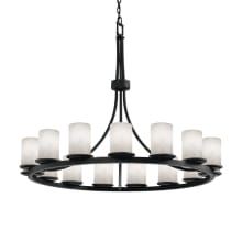 Dakota 15 Light Ring Chandelier from the Clouds Collection