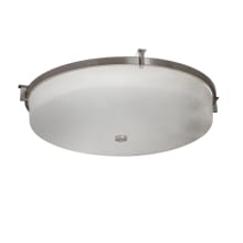 Clouds 3 Light 21" Wide Round Flush Mount Ceiling Fixture from the Era Series