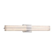 Era 30" Wide Integrated LED Bath Bar with Clouds Resin Shades