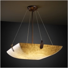 Clouds 27" Wide Integrated 3000K LED Pendant with Clouds Resin Shade