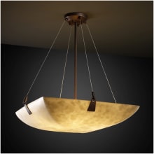 Clouds 21" Wide Integrated 3000K LED Pendant with Clouds Resin Shade