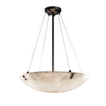 Clouds 24" Round Bowl LED Pendant