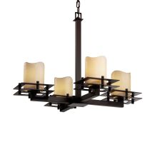 CandleAria 4 Light 1 Tier Chandelier
