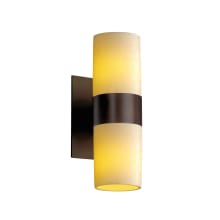 CandleAria 2 Light 13" Tall Bathroom Sconce