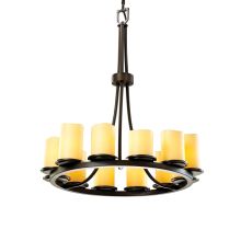 CandleAria 12 Light 1 Tier Chandelier