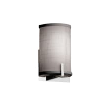 Textile 9" Tall LED Wall Sconce