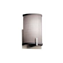 Textile 9" Tall Wall Sconce