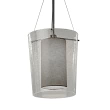 Textile 2 Light 12" Wide LED Pendant