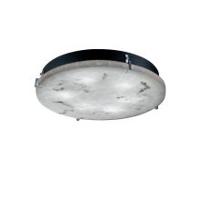 LumenAria Collection 16" Round Clips LED Flush-Mount/Wall Sconce