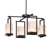 Hinkley Lighting 29705VI-LV Vintage Iron Carson 12v 17.5w 5 Light 27 Wide  Open Air Outdoor Chandelier with LED Bulbs Included 