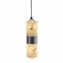 LumenAria 4" Cylinder with Broken Rim Pendant