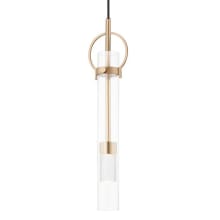 Chloe 5" Wide LED Mini Pendant with Clear Glass Shade