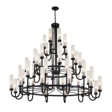 Anchor 48 Light 61" Wide Taper Candle Chandelier - Bulb Included