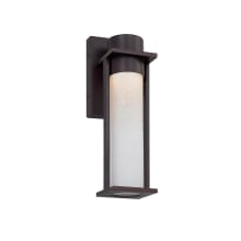 Wooster 12" Tall LED Wall Sconce with Etched Artisan Glass Shade