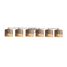 Regency 6 Light 51-1/2" Wide Bathroom Vanity Light