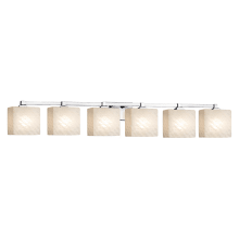 Regency 6 Light 50-1/2" Wide Bathroom Vanity Light