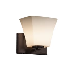 Fusion 7" Tall Square Flared Bathroom Sconce