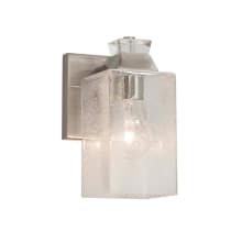 Ardent Single Light 8-1/2" Tall Wall Sconce with Square Seeded Glass Shade