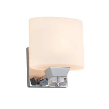 Ardent Single Light 7-1/2" Tall Integrated LED Wall Sconce with Opal Artisan Glass Oval Shade