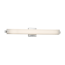 Fusion Single Light 30-1/2" Wide Integrated 3000K LED Bath Bar with Opal Artisan Glass Shade - ADA Compliant